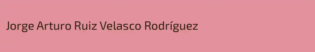 Jorge Arturo Ruiz Velasco Rodríguez
